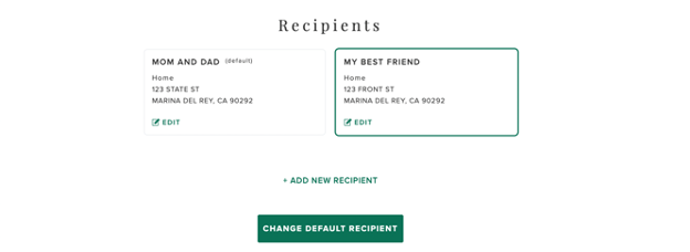 Recipient